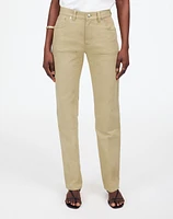 The Dean Easy Straight Pant Cotton Canvas | Madewell