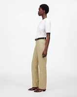 The Dean Easy Straight Pant Cotton Canvas | Madewell