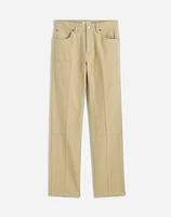 The Dean Easy Straight Pant Cotton Canvas | Madewell