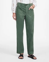 The Taper-Leg Utility Pant Garment-Dyed Twill | Madewell