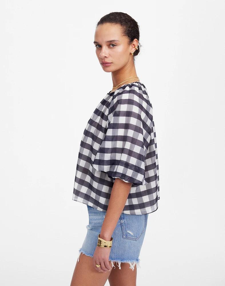 Bubble-Sleeve Top | Madewell