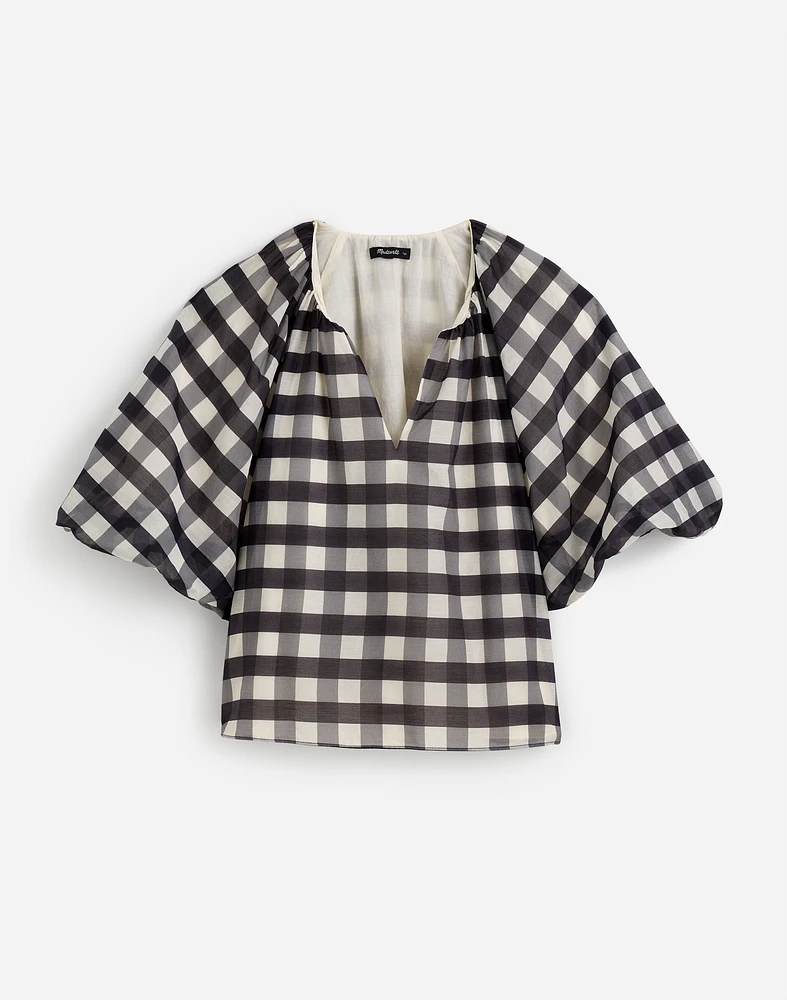 Bubble-Sleeve Top | Madewell