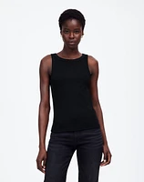 Re)generative Cotton Essential High-Neck Tank | Madewell