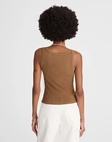 Re)generative Cotton Essential High-Neck Tank | Madewell