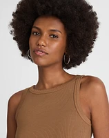 Re)generative Cotton Essential High-Neck Tank | Madewell