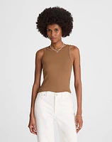 Re)generative Cotton Essential High-Neck Tank | Madewell