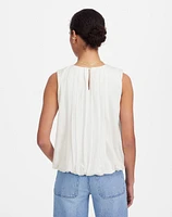 Sleeveless Crewneck Bubble Top | Madewell