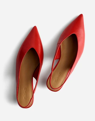 The Simone Kitten-Heel Slingback Pumps | Madewell