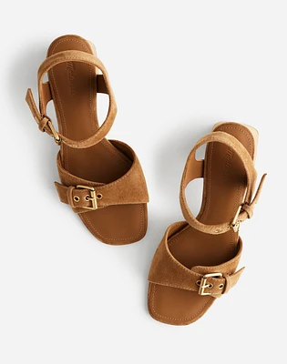 The Neeka Ankle-Strap Heeled Sandal | Madewell