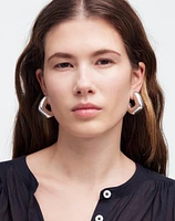 Sculptural Large Hoop Earrings | Madewell