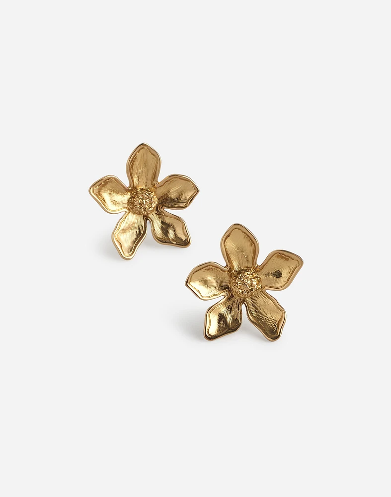 Flower Statement Stud Earrings | Madewell