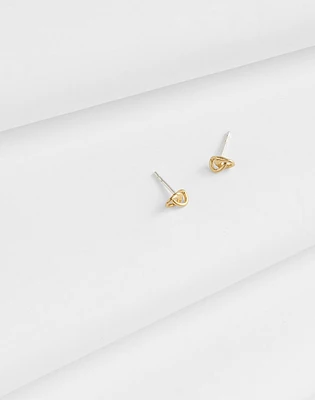 Demi-Fine Knot Stud Earrings | Madewell