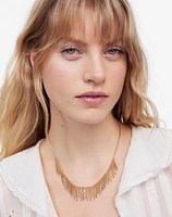 Chain Fringe Choker Necklace | Madewell