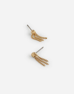 Chain Fringe Stud Earrings | Madewell