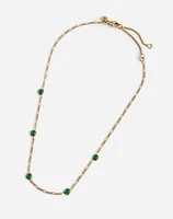 Semiprecious Figaro Station Necklace | Madewell