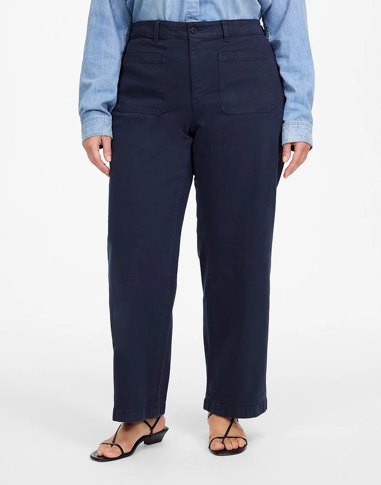 The Plus Emmett Wide-Leg Pant: Patch Pocket Edition | Madewell