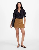 Suede Mini Skirt | Madewell