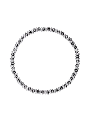 Pulseira Masculina, Nenhum metal, Hematite de cultivo