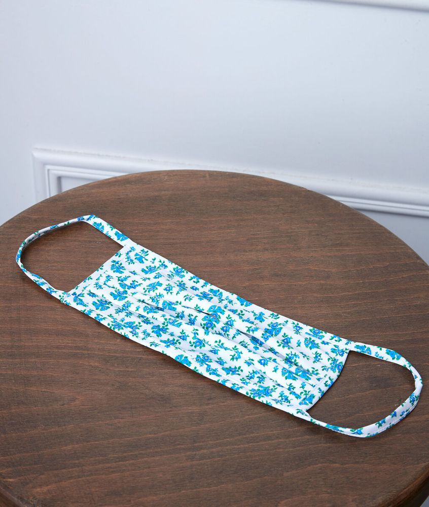 Masque barrière imprimé fleuri