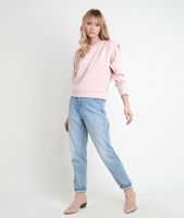 Sweat rose à épaulettes Ice