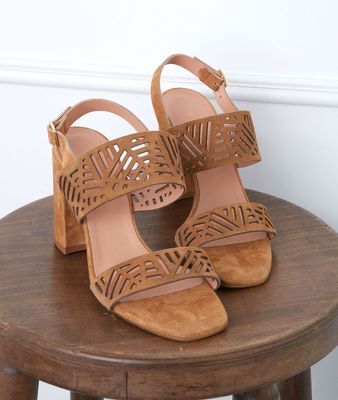 Sandales en cuir à talons Gaia