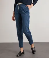 Jean loose bleu en coton Noor