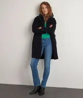 Jean droit stone used en coton bio Sonia