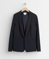 Veste de tailleur cintrée marine Reine