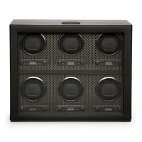 Axis Powder Coat Grey 6 Piece Watch Winder