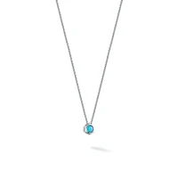 Turquoise and Silver Pendant