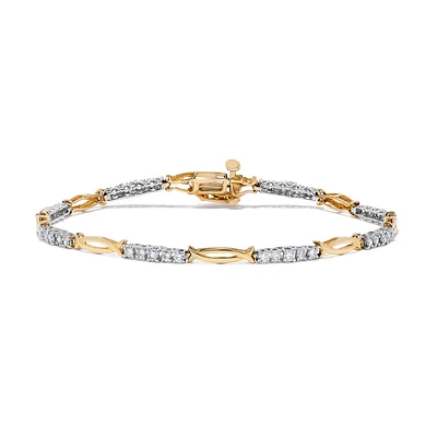 Chain Link Diamond Bracelet
