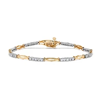 Chain Link Diamond Bracelet
