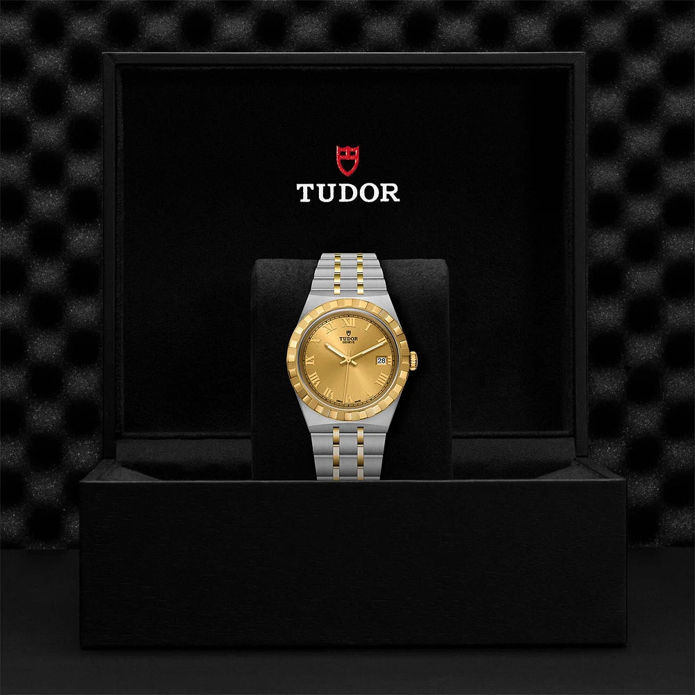 TUDOR Royal Automatic mm Yellow Gold and Stainless Steel