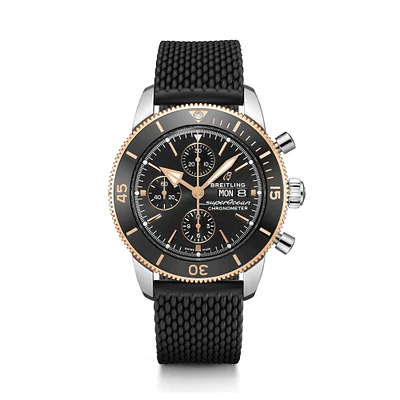 Superocean Heritage Automatic Chronograph 44 mm Stainless Steel and Red Gold