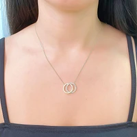 Kate Yellow Gold and Diamond Pavé Pendant