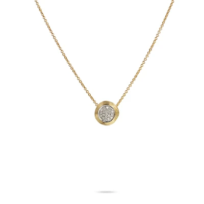 Jaipur Yellow Gold and Diamond Pendant