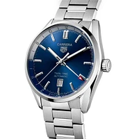 Carrera Automatic Twin-Time 41 mm Stainless Steel