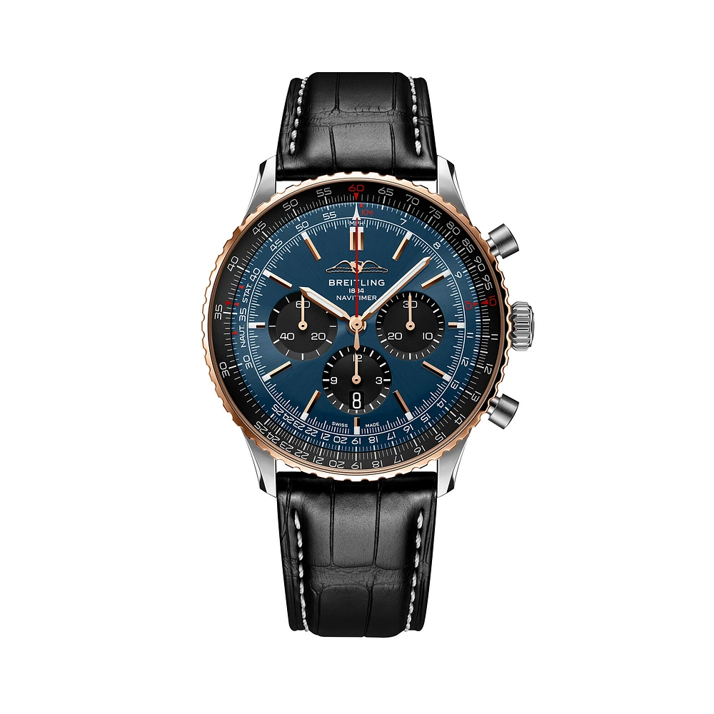 Navitimer B01 Automatic Chronograph 46 mm Stainless Steel and Red Gold - Limited Edition