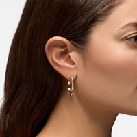 Yellow Gold Spiral Hoops