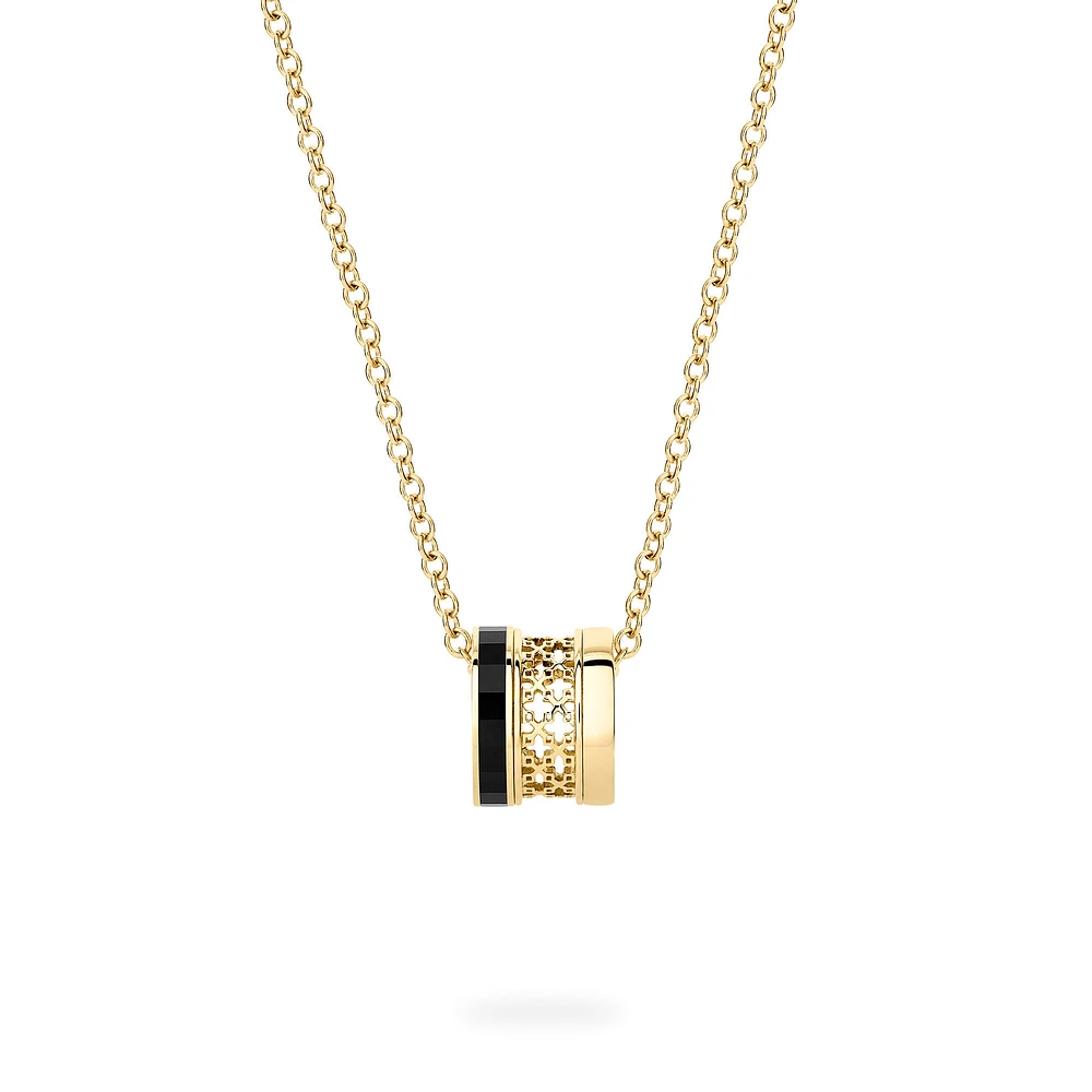 Onyx Barrel Pendant