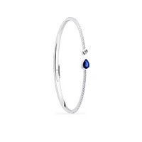 Sapphire and Diamond Bangle Bracelet