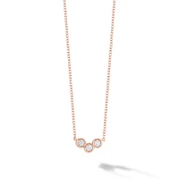 Diamond Splash Pendant, Rose Gold