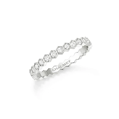 Bee My Love 2.5mm White Gold Diamond Pavé Ring