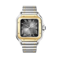 Santos de Cartier Large Automatic 40 mm Yellow Gold and Stainless Steel