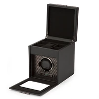 Axis Powder Coat Grey 1 Piece Watch Winder with Storage