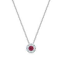 Ruby and Diamond Pendant