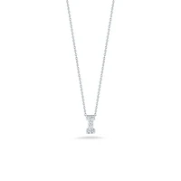 Tiny Treasures Love Letter I White Gold and Diamond Pendant