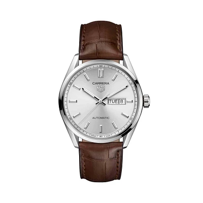 Carrera Automatic Day-Date 41 mm Stainless Steel