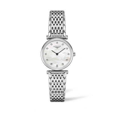 La Grande Classique Quartz 24 mm Stainless Steel and Diamond