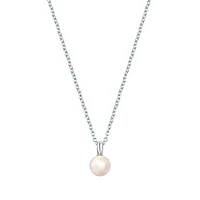 4.5-5MM Pink Freshwater Pearl Pendant for Kids